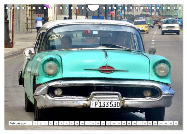 Produktbild: Golden Rocket 88 - Oldsmobile 1957 in Kuba (Wandkalender 2026 DIN A4 quer), CALVENDO Monatskalender