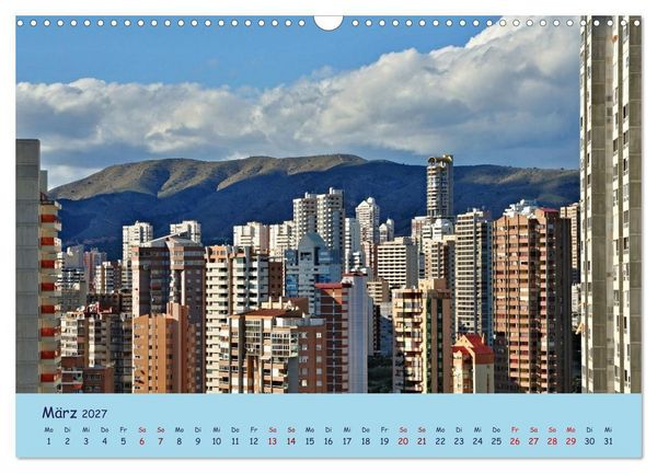Produktbild: Benidorm (Wandkalender 2027 DIN A3 quer), CALVENDO Monatskalender