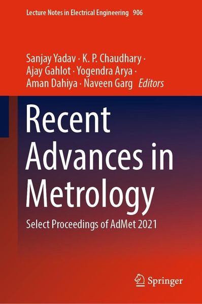 Produktbild: Recent Advances in Metrology