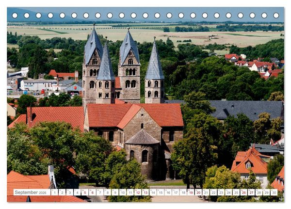 Produktbild: Romanik in Sachsen-Anhalt (Tischkalender 2026 DIN A5 quer), CALVENDO Monatskalender