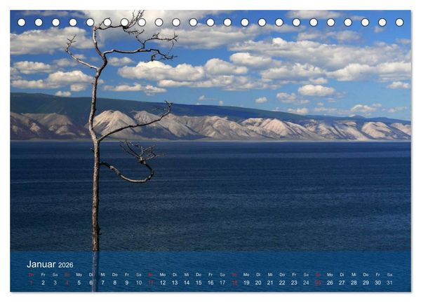 Produktbild: Olchon - Insel im Baikalsee (Tischkalender 2026 DIN A5 quer), CALVENDO Monatskalender