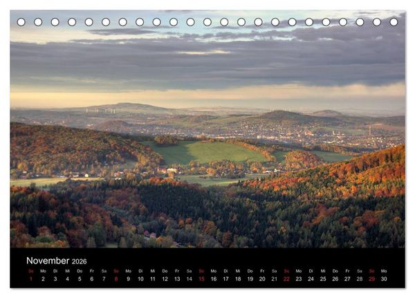 Produktbild: Mein liebes Lausitzer Gebirge (Tischkalender 2026 DIN A5 quer), CALVENDO Monatskalender