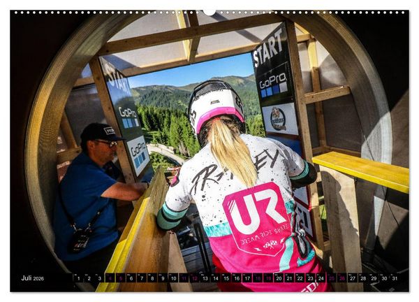 Produktbild: Women Downhill Racing (hochwertiger Premium Wandkalender 2026 DIN A2 quer), Kunstdruck in Hochglanz