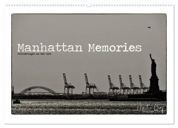 Produktbild: Manhattan Memories - Erinnerungen an New York (Wandkalender 2027 DIN A2 quer), CALVENDO Monatskalender