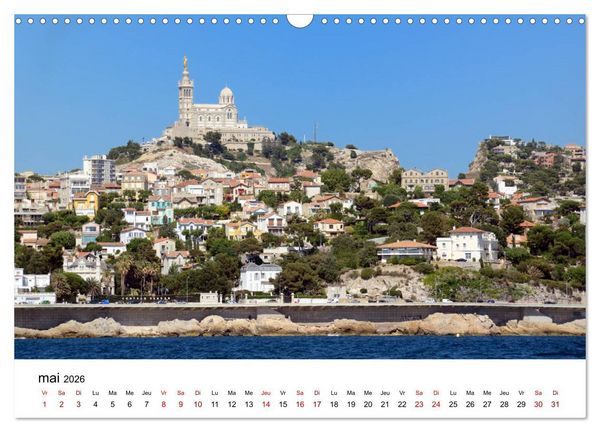Produktbild: Marseille C&ocirc;te et Corniche (Calendrier mural 2026 DIN A3 vertical), CALVENDO calendrier mensuel