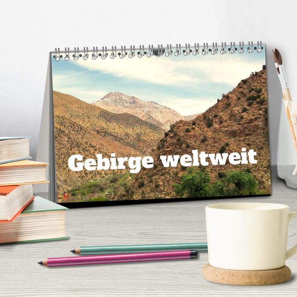Produktbild: Gebirge weltweit (Tischkalender 2026 DIN A5 quer), CALVENDO Monatskalender