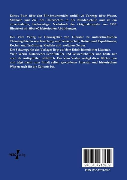 Produktbild: Der Blindenunterricht