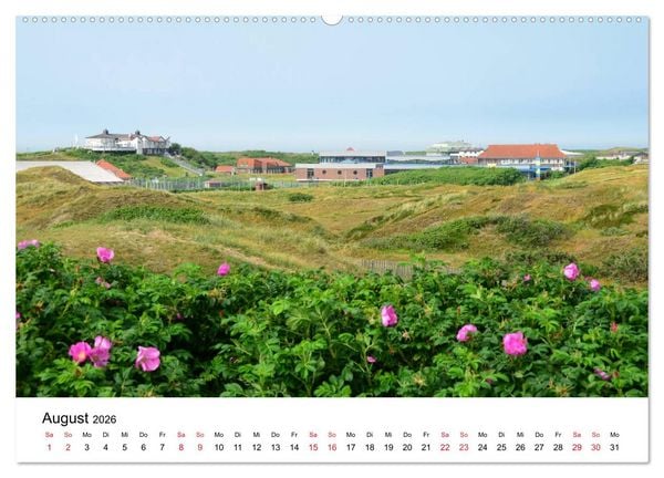 Produktbild: Langeoog - Sommer, Sonne, Strand (Wandkalender 2026 DIN A2 quer), CALVENDO Monatskalender