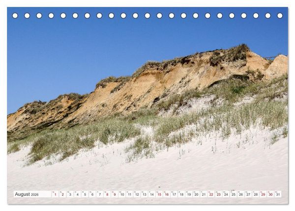 Produktbild: Vielf&auml;ltiges Sylt - Mehr als Strand (Tischkalender 2026 DIN A5 quer), CALVENDO Monatskalender
