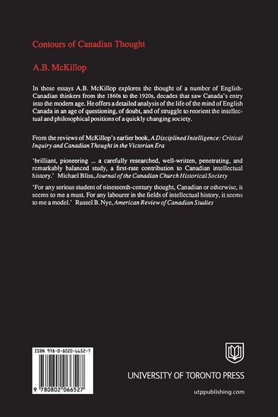 Produktbild: Contours of Canadian Thought