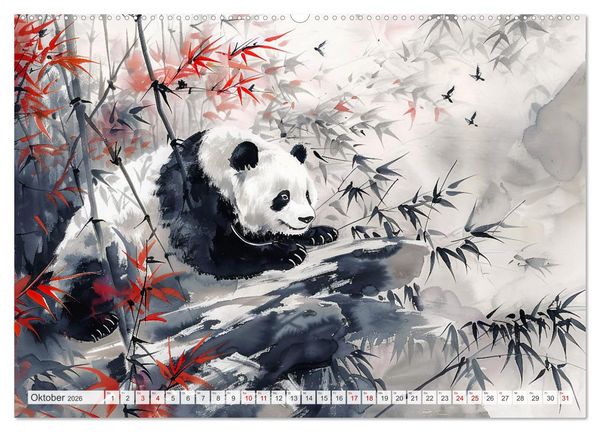Produktbild: Die Essenz von China - Chinesische Landschaften und Symbole in Harmonie (Wandkalender 2026 DIN A2 quer), CALVENDO Monatskalender