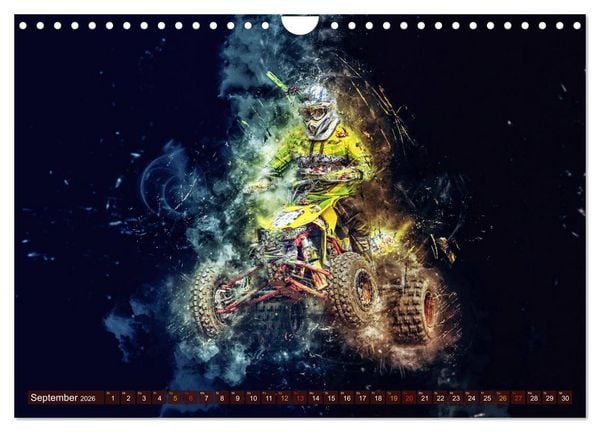 Produktbild: Quad grenzenlos (Wandkalender 2026 DIN A4 quer), CALVENDO Monatskalender