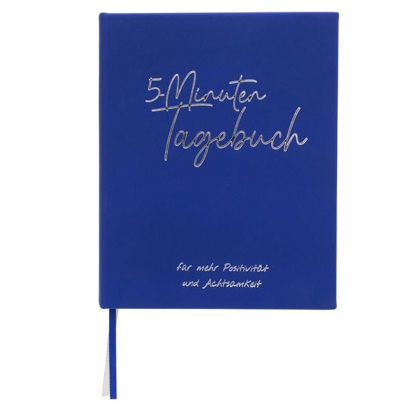 Produktbild: Idena Tagebuch 5 Minuten 100g/m&sup2; blau 16x19,7cm 160 Seiten