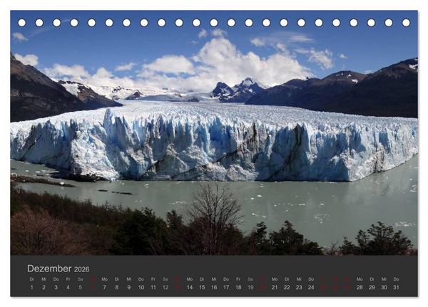 Produktbild: Von Iguaz&uacute; bis Ushuaia - vom Regenwald bis Feuerland (Tischkalender 2026 DIN A5 quer), CALVENDO Monatskalender