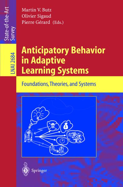 Produktbild: Anticipatory Behavior in Adaptive Learning Systems