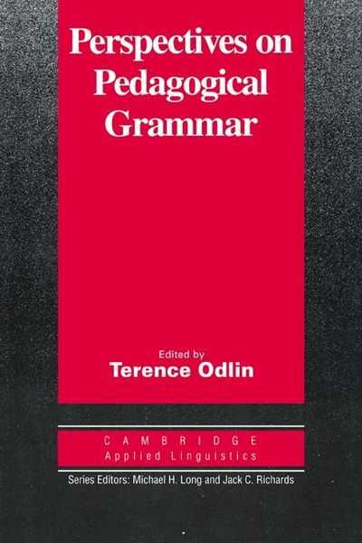 Produktbild: Perspectives on Pedagogical Grammar