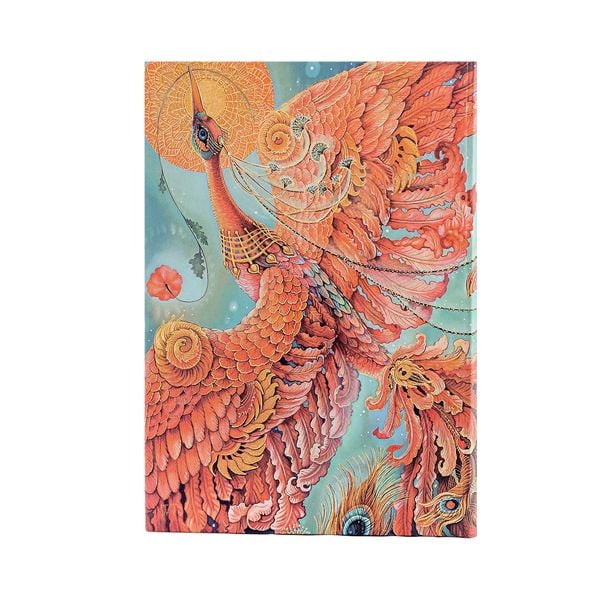Produktbild: Hardcover Notizbuch, Feuervogel, Mini, Liniert