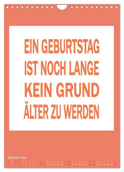 Produktbild: Memo an mich (Wandkalender 2026 DIN A4 hoch), CALVENDO Monatskalender