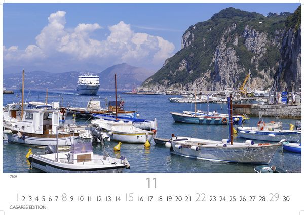 Produktbild: Golf von Neapel Kalender 2026 – Wandkalender | Fotokalender Italien 24x35 cm -. mit Capri, Ischia & Amalfi Küste
