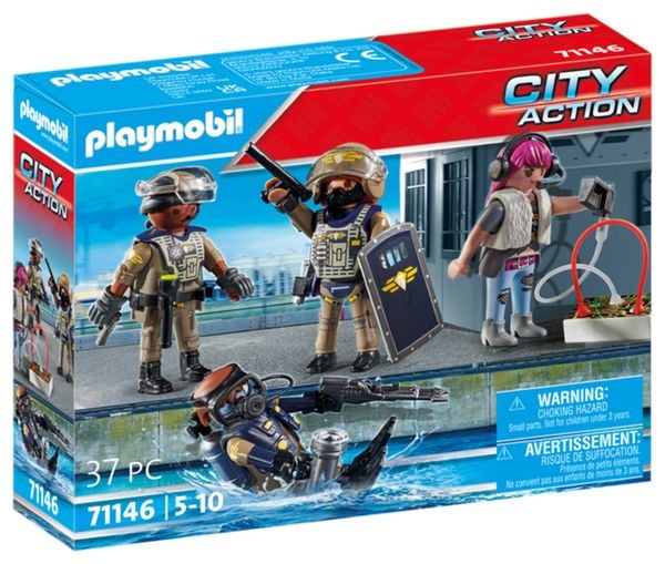 Produktbild: PLAYMOBIL 71146 SWAT-Figurenset