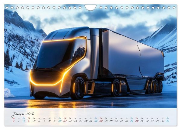 Produktbild: Giganten der Stra&szlig;e (Wandkalender 2026 DIN A4 quer), CALVENDO Monatskalender