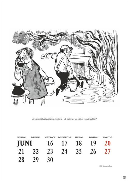 Produktbild: Loriot Heile Welt Halbmonatskalender 2027