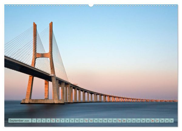 Produktbild: Von Porto bis an die Algarve (Wandkalender 2026 DIN A2 quer), CALVENDO Monatskalender