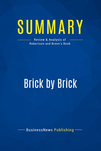Produktbild: Summary: Brick by Brick