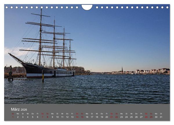 Produktbild: L&uuml;becker Bucht - Travem&uuml;nde - Niendorf - Timmendorf (Wandkalender 2026 DIN A4 quer), CALVENDO Monatskalender