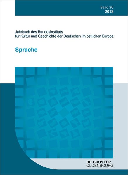 Produktbild: Jahrbuch des Bundesinstituts f&uuml;r Kultur und Geschichte der Deutschen im &ouml;stlichen Europa / 2018