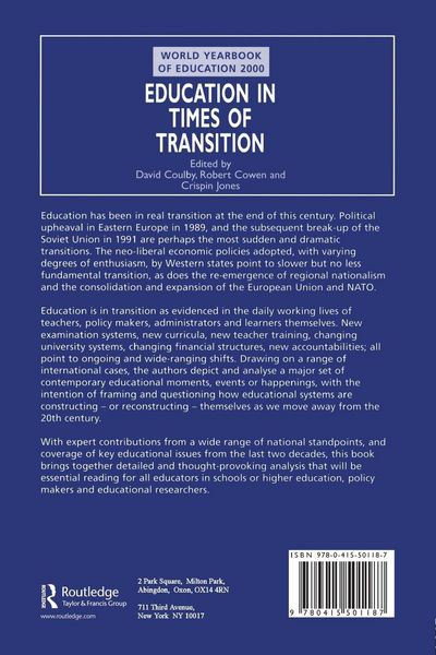 Produktbild: World Yearbook of Education 2000
