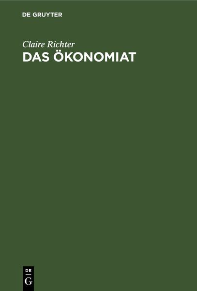 Produktbild: Das &Ouml;konomiat