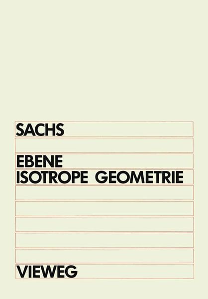 Produktbild: Ebene Isotrope Geometrie