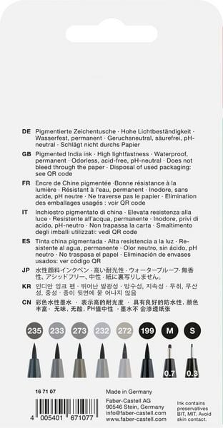 Produktbild: Faber-Castell Tuschestifte Pitt Artist Pens Manga Basic, 8er Etui