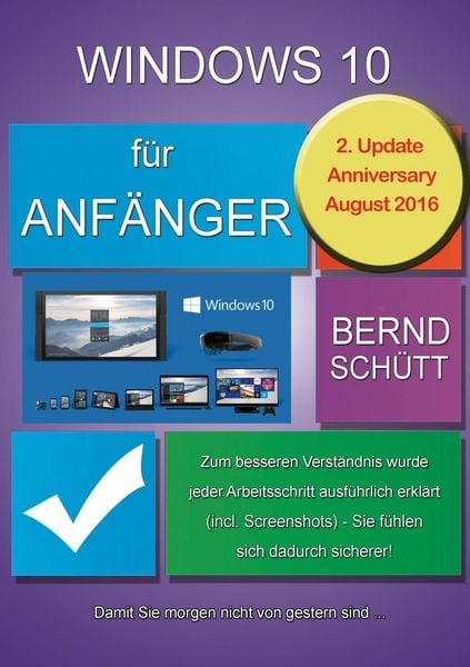 Produktbild: Windows 10 f&uuml;r Anf&auml;nger