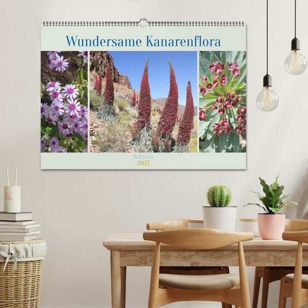 Produktbild: Wundersame Kanarenflora (Wandkalender 2027 DIN A2 quer), CALVENDO Monatskalender