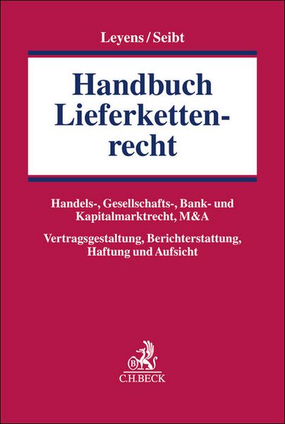 Produktbild: Handbuch Lieferkettenrecht