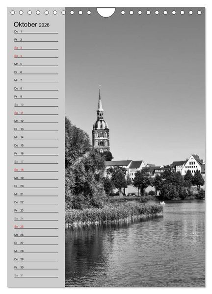 Produktbild: Stralsund. Ein Hauch l&auml;ngst vergangener Zeiten (Wandkalender 2026 DIN A4 hoch), CALVENDO Monatskalender