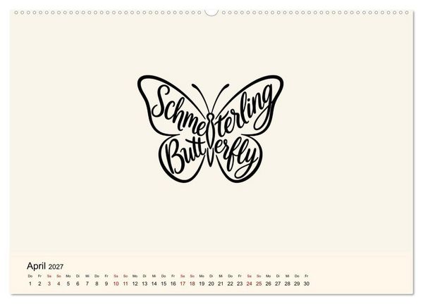 Produktbild: Buchstabentiere (Wandkalender 2027 DIN A2 quer), CALVENDO Monatskalender