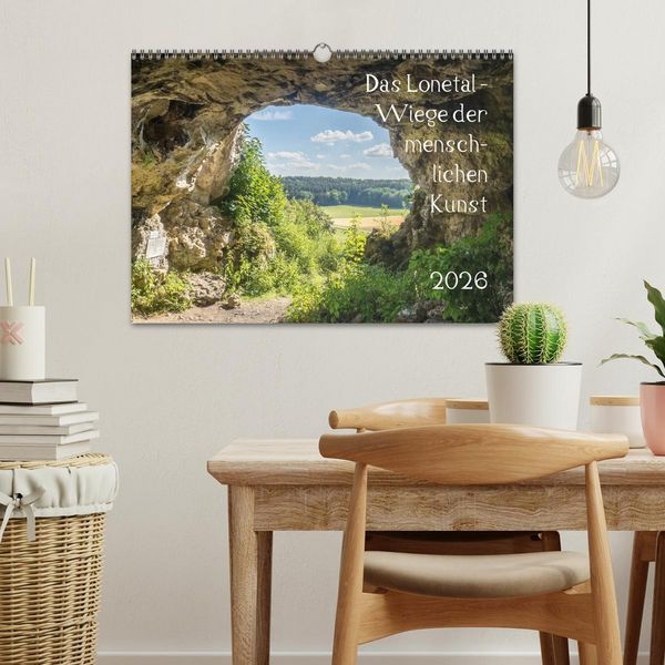Produktbild: Das Lonetal - Wiege der menschlichen Kunst (Wandkalender 2026 DIN A3 quer), CALVENDO Monatskalender
