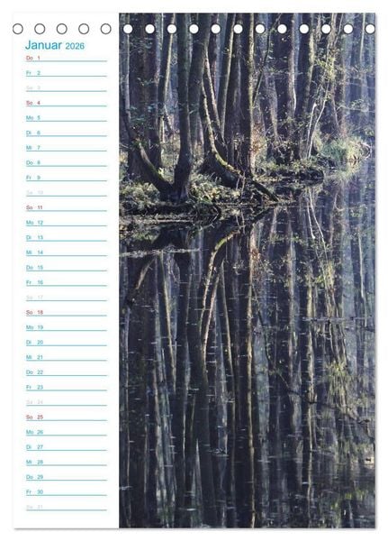 Produktbild: Wunderbarer Spreewald (Tischkalender 2026 DIN A5 hoch), CALVENDO Monatskalender