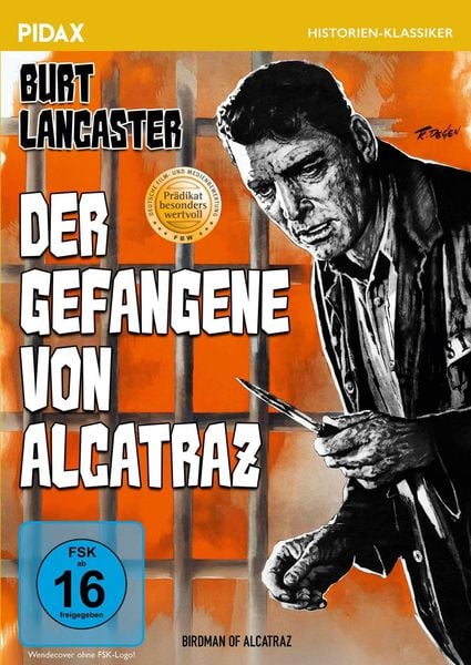 Produktbild: Der Gefangene von Alcatraz (Birdman of Alcatraz) / Mit dem Pr&auml;dikat BESONDERS WERTVOLL ausgezeichneter Kultfilm mit Starbesetzung (Pidax Historien-Klassiker)