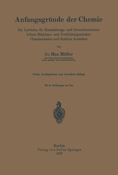Produktbild: Anfangsgr&uuml;nde der Chemie