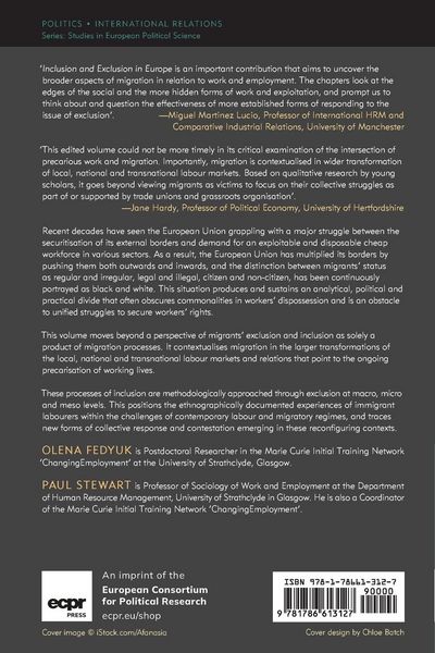 Produktbild: Inclusion and Exclusion in Europe