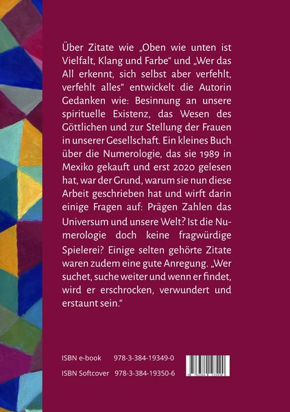 Produktbild: "OBEN WIE UNTEN" ist Vielfalt, Klang und Farbe