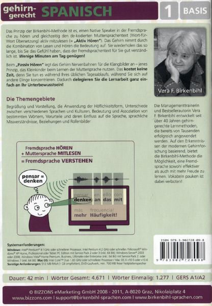 Produktbild: Spanisch gehirngerecht