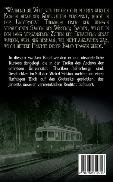 Produktbild: Aus dem Archiv der Universit&auml;t Thurikon: 2. Band