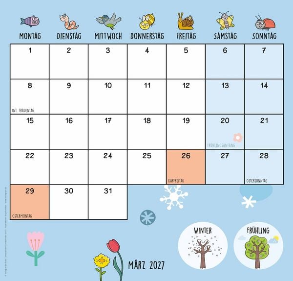 Produktbild: Unser Kinder-Lernkalender 2027