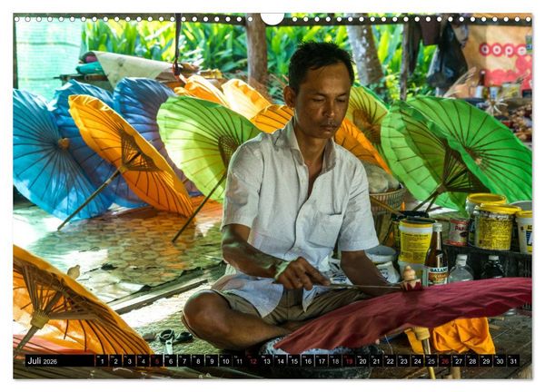Produktbild: Myanmar - Burma (Wandkalender 2026 DIN A3 quer), CALVENDO Monatskalender
