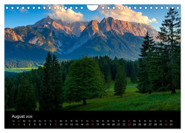 Produktbild: Licht &uuml;ber oberbayrischen Bergen und Seen (Wandkalender 2026 DIN A4 quer), CALVENDO Monatskalender